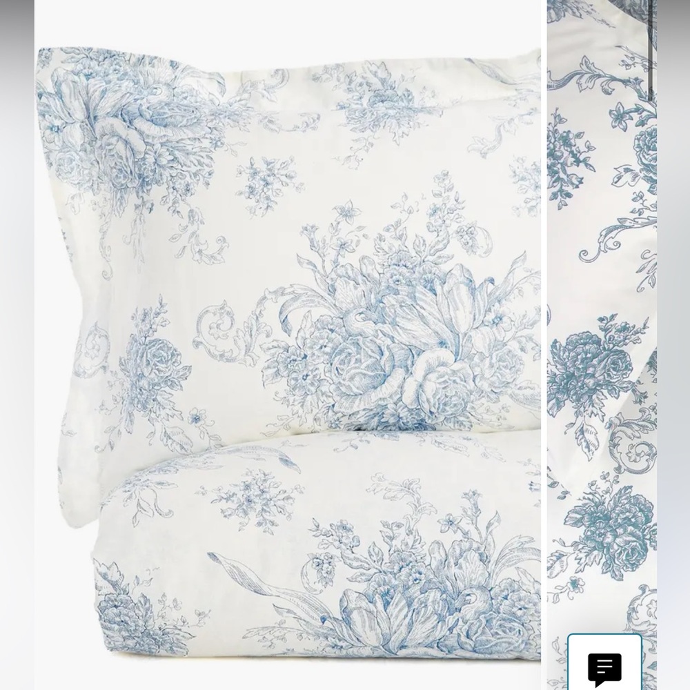 Brand new: MELAGE HOME duvet cover 400 Thread Count Cotton Toile Duvet Set